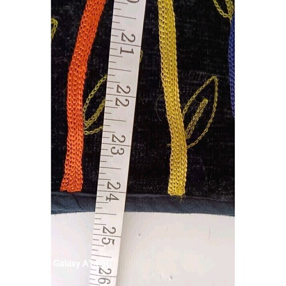 VTG LIFE STYLE Women's Black/Multicolor Button-Up Jacket Size S 1990s - Picture 8 of 9